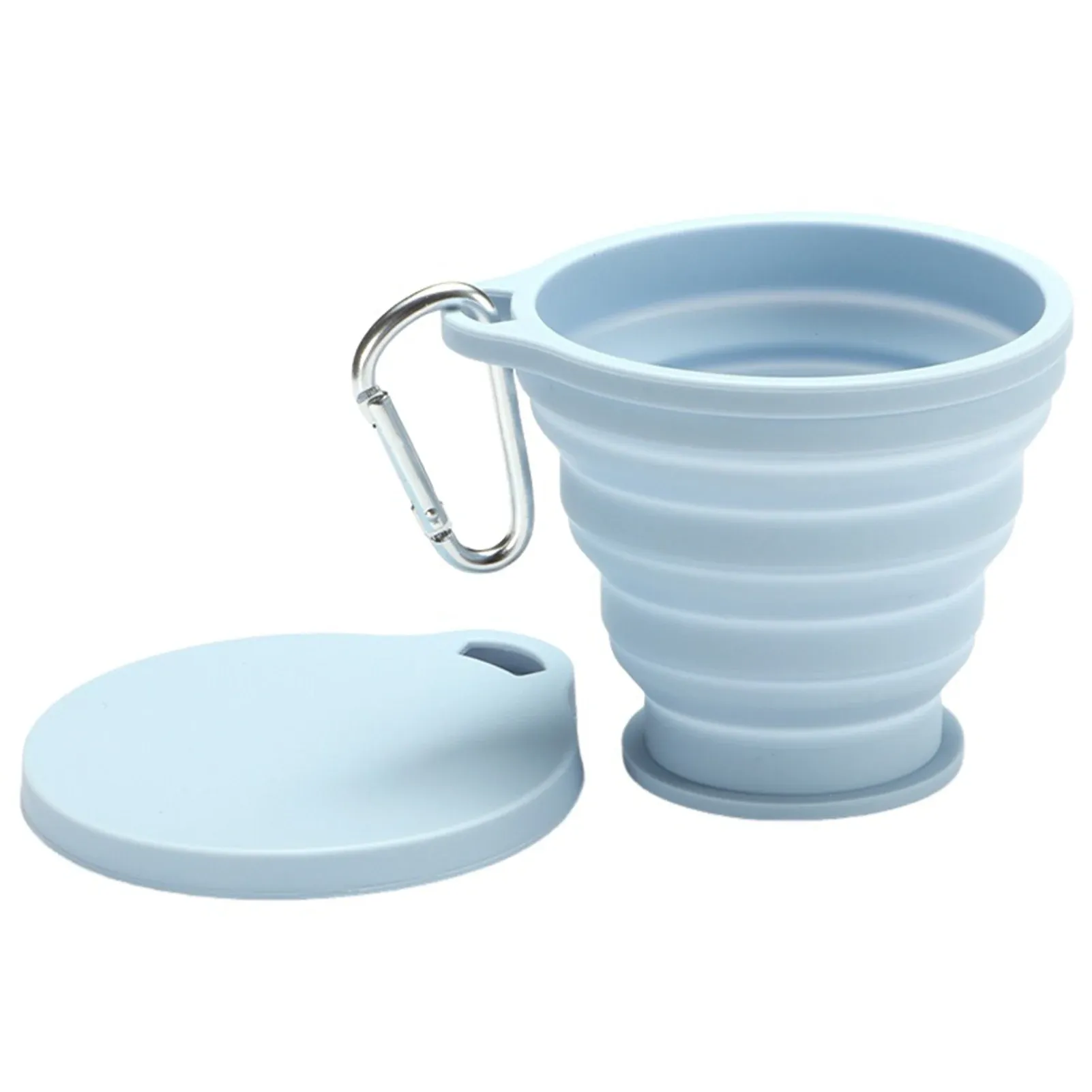 Gourde pliable en silicone, portable et réutilisable, de qualité alimentaire, sans BPA, idéale pour les voyages, la randonnée et les activités de plein air 8