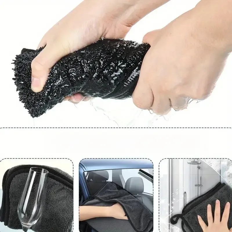 Chiffon microfibre en usage