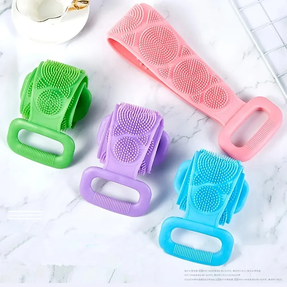 Détail des brosses de nettoyage de la peau