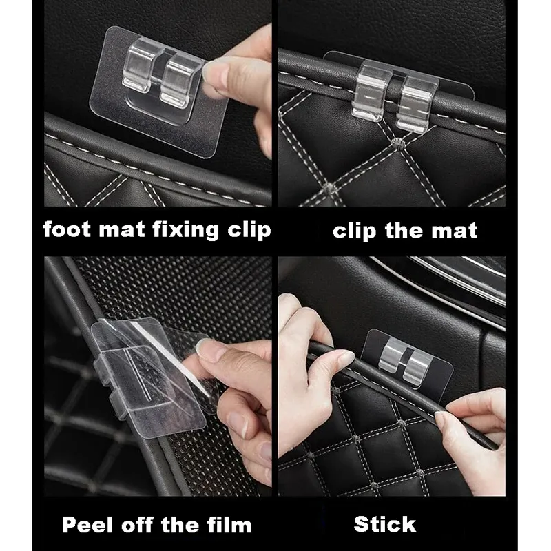 Serre-câbles de fixation pour tapis de voiture