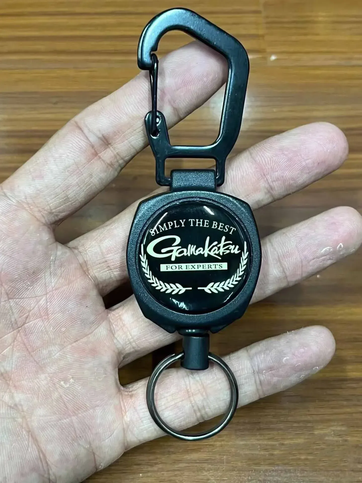 Gamakpetrol-Porte-badge rétractable JOReel pour la pêche à la mouche, rétracteur Zinger, clip à ressort à dégagement rapide, accessoires de pêche 8