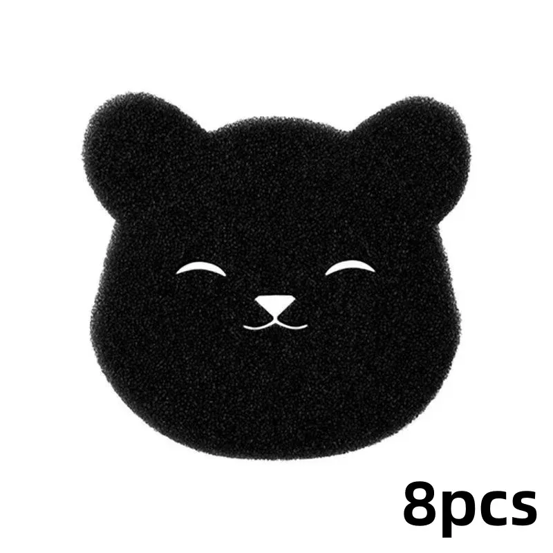 4/8 pièces Boules de lavage en forme d'ours, attrape-peluches réutilisable, éliminateur de poils d'animaux, éponge de nettoyage pour vêtements, canapé, chat, chien, maison 10