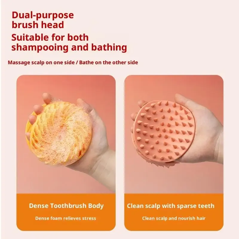 Gommage corporel en silicone souple, exfoliant pour le cuir chevelu, non irritant, masseur de douche, outil de soin de la peau 2