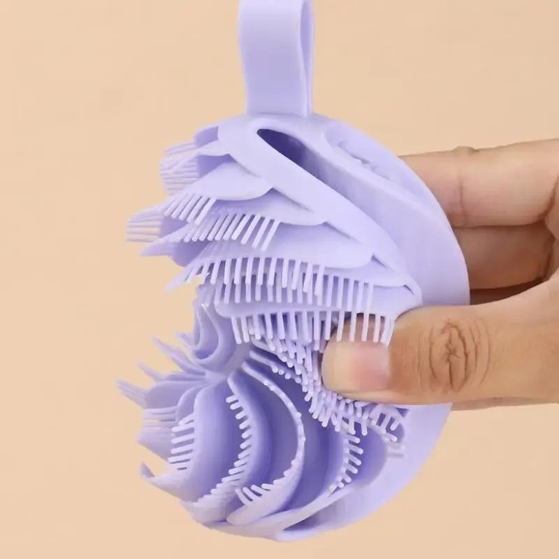 Utilisation de la brosse Whirlwind sous la douche