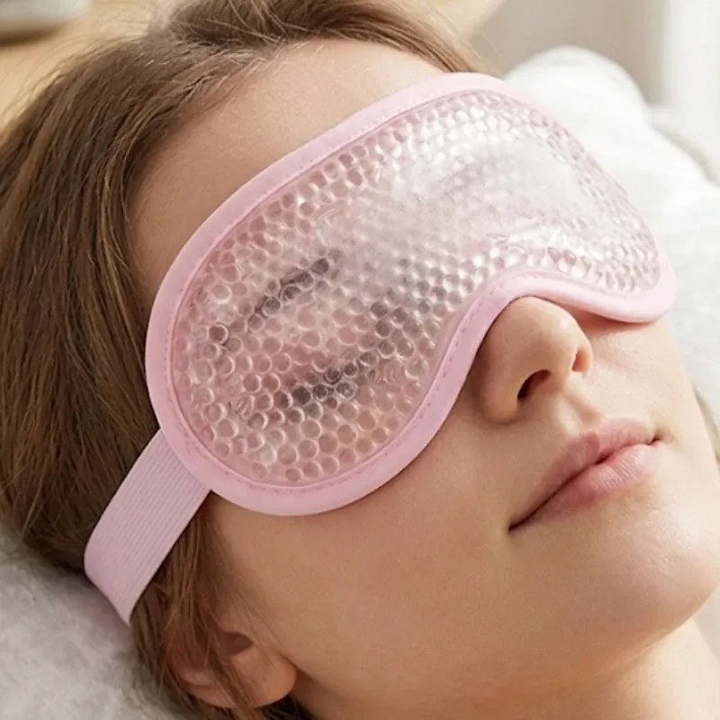Masque oculaire en gel, ambiance détente