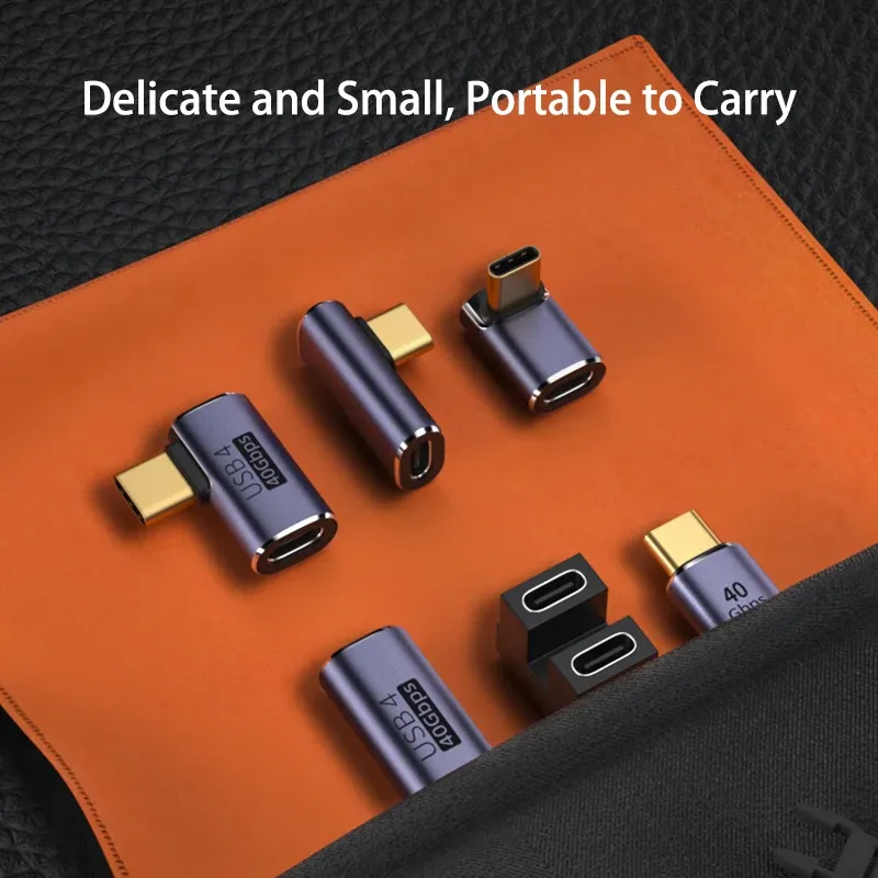 Adaptateur USB-C angle droit, vue latérale