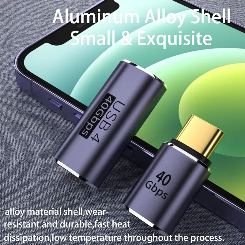 Adaptateur USB-C angle droit, détail du design