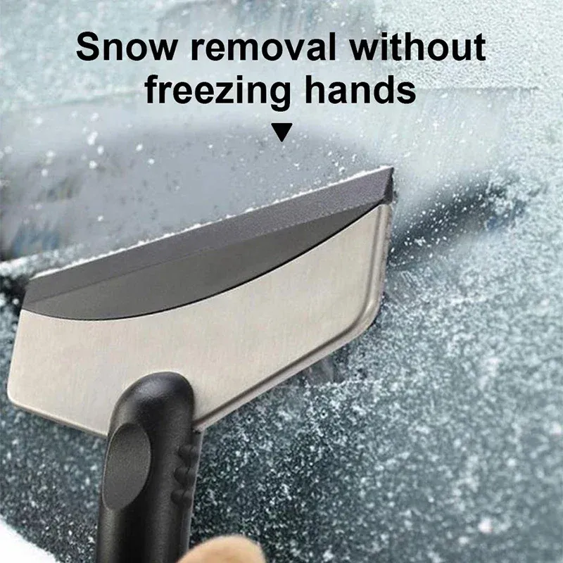 SEAMETAL Grattoir à glace et pelle de déneigement pour voiture 5