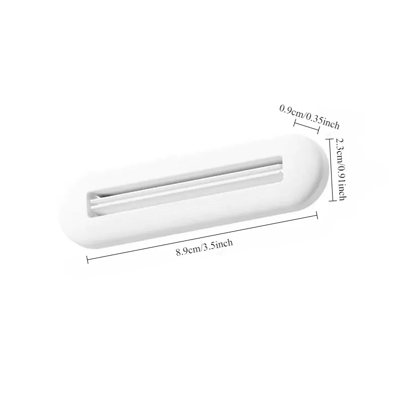 Presse-tube à dentifrice, distributeur de dentifrice avec pince, presse-crème pour les mains, accessoires de salle de bain 4