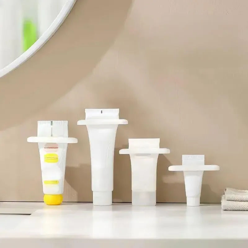 Presse-tube à dentifrice, distributeur de dentifrice avec pince, presse-crème pour les mains, accessoires de salle de bain 6
