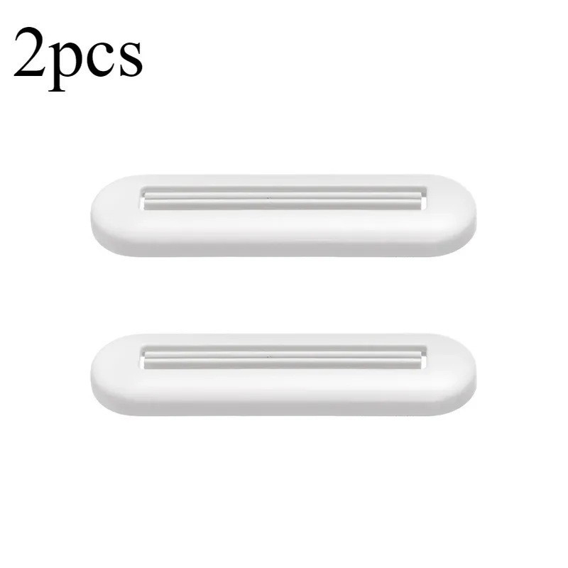 Presse-tube à dentifrice, distributeur de dentifrice avec pince, presse-crème pour les mains, accessoires de salle de bain 7