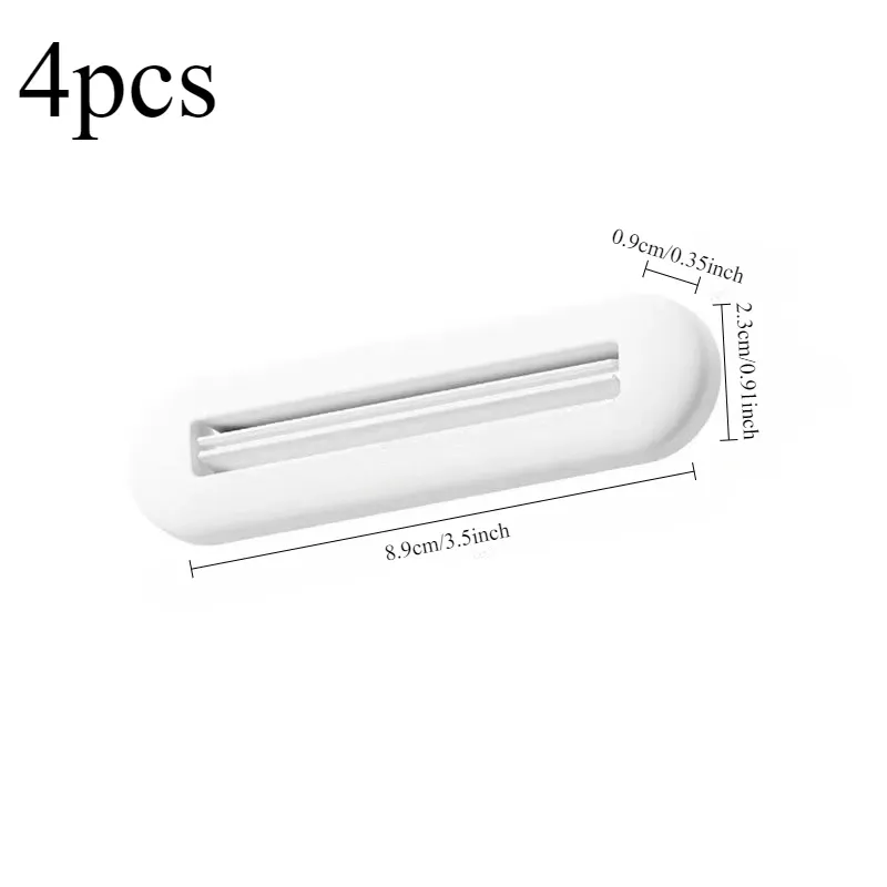 Presse-tube à dentifrice, distributeur de dentifrice avec pince, presse-crème pour les mains, accessoires de salle de bain 8