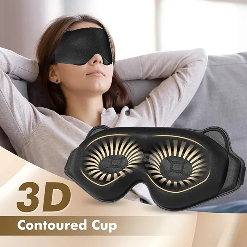 Masque de sommeil 3D lesté, ajustement
