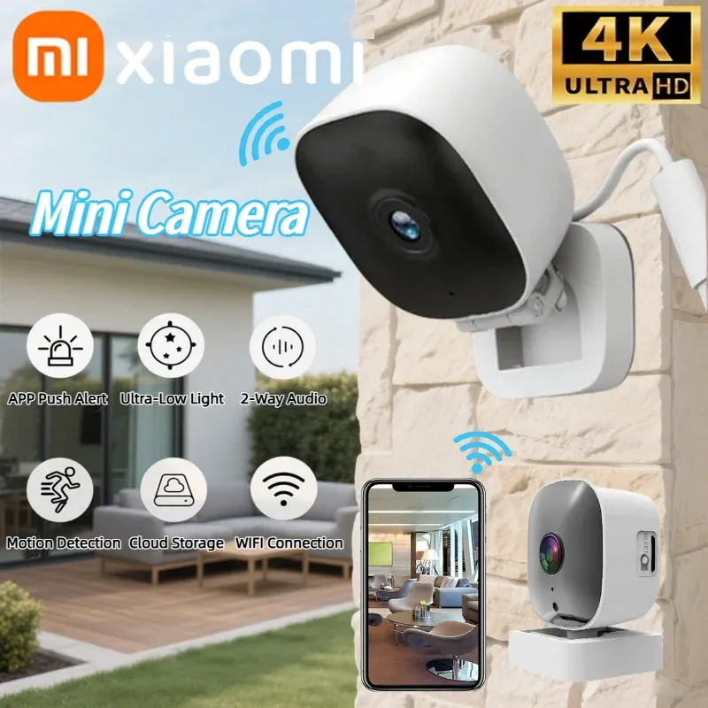 Caméra de sécurité intelligente en situation d'utilisation