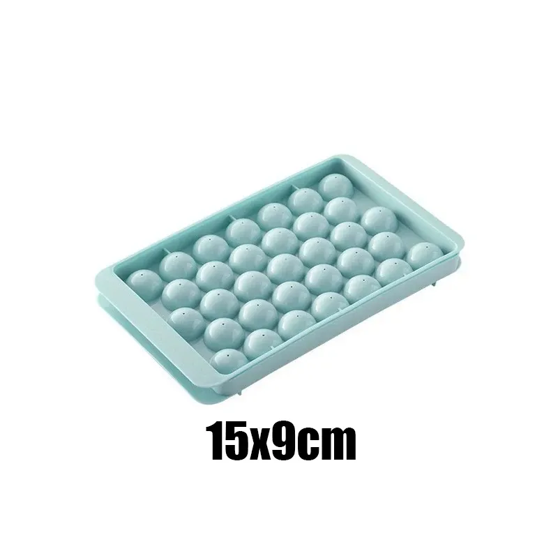 Moule à glaçons ronds 33 cavités pour whisky et cocktails avec couvercle, sans BPA 8