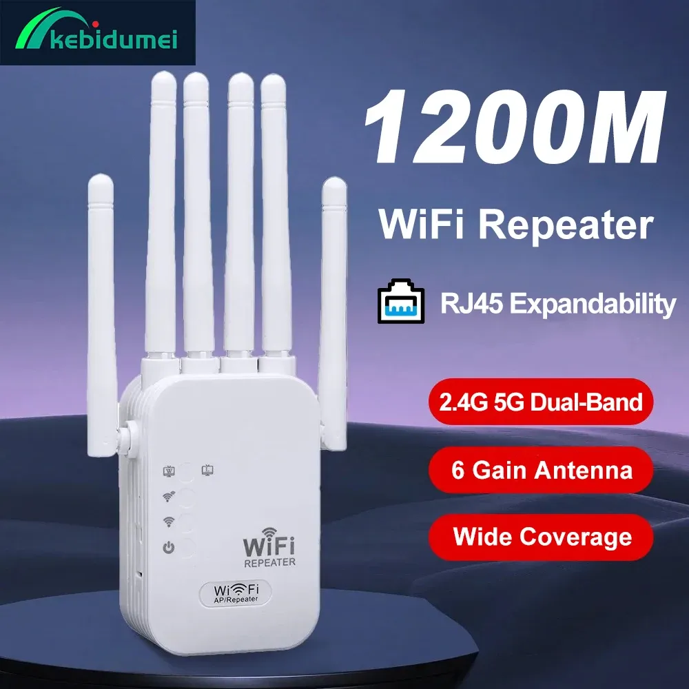 Répéteur Wi-Fi double bande au design épuré