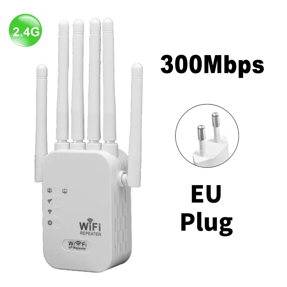Kebidumei Répéteur WiFi sans fil 1200 Mbps double bande 2,4 GHz / 5 GHz 802.11ac 8