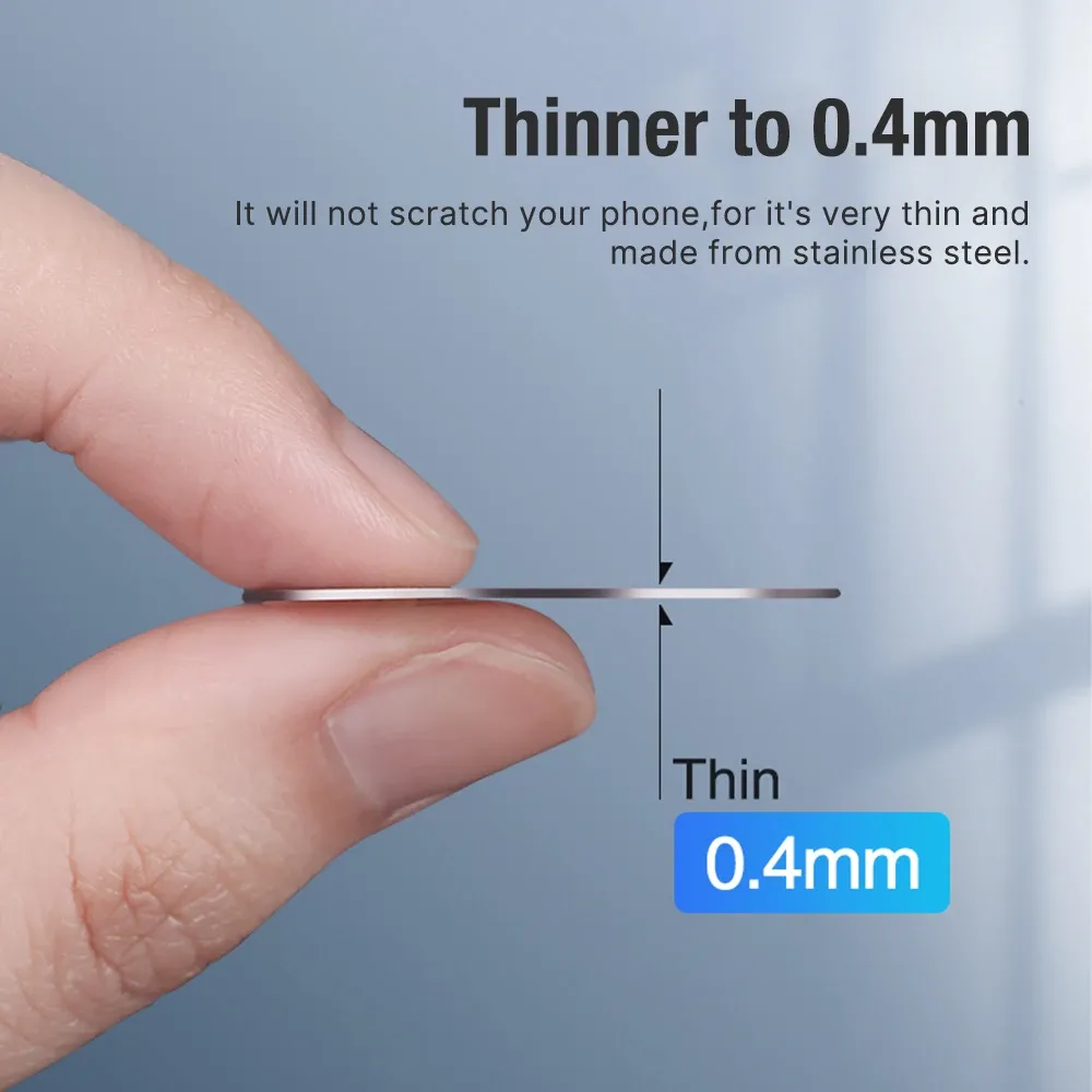 Plaque magnétique pour support de téléphone, vue principale