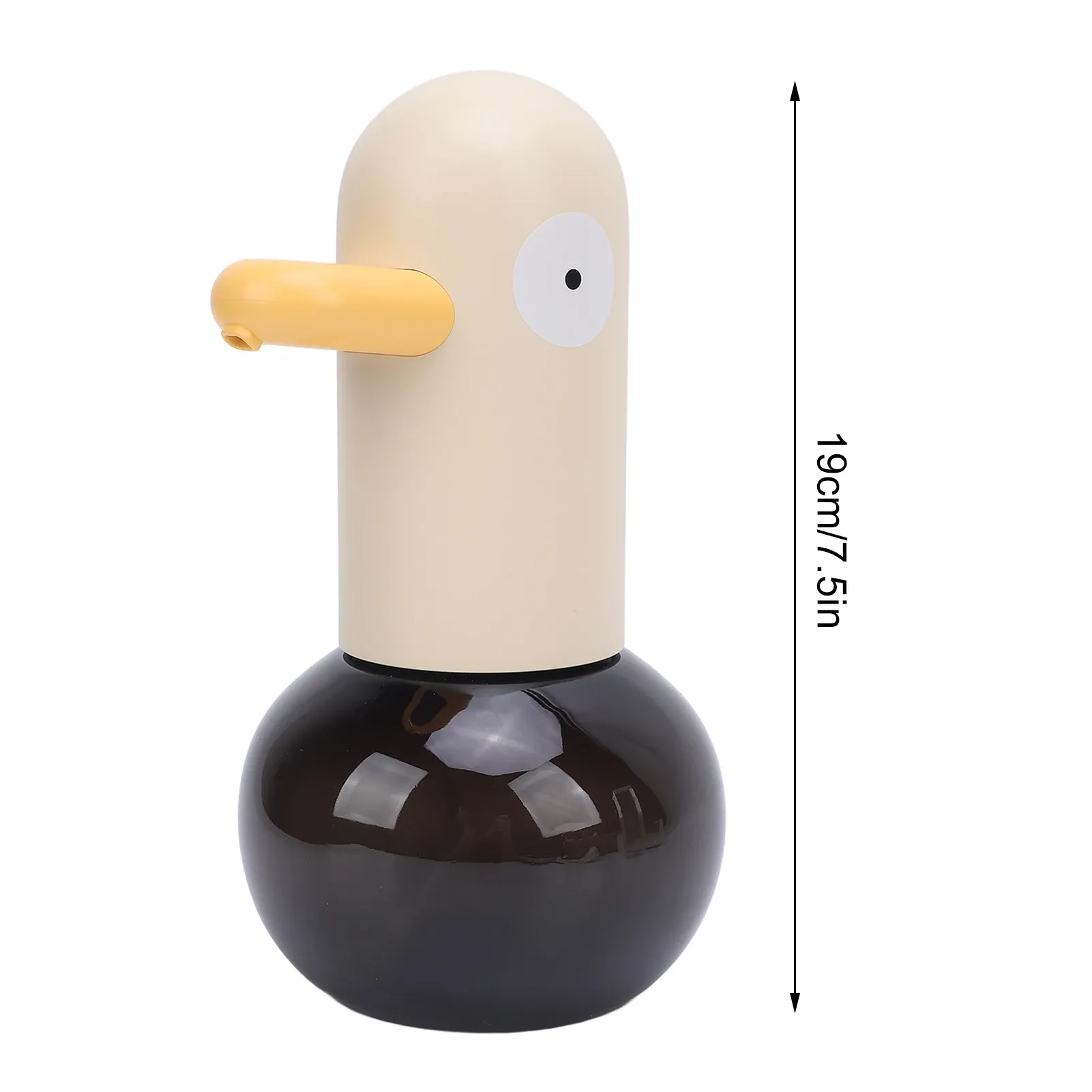Distributeur de savon moussant automatique sans contact, rechargeable, à capteur, canard de dessin animé pour salle de bain 6