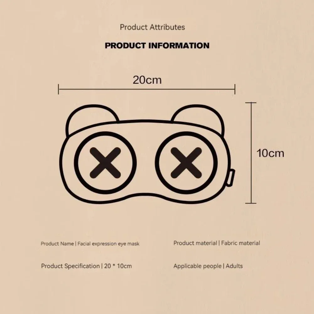Masque de sommeil apaisant à compresse chaude pour la fatigue oculaire, confortable, pour enfants et étudiants 6