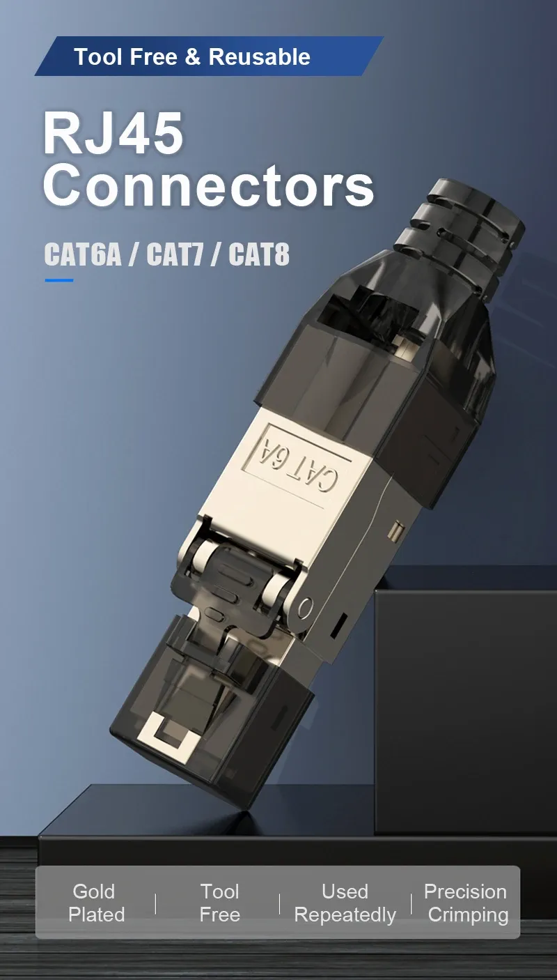 Connecteur RJ45 en situation