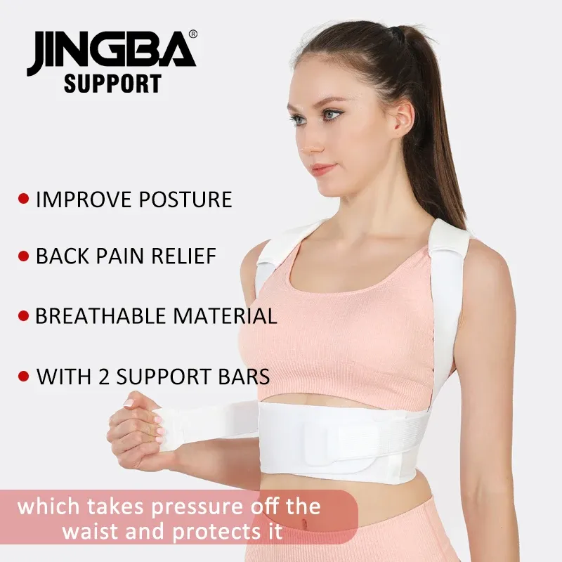 Correcteur de posture réglable pour hommes et femmes, support dorsal pour la colonne vertébrale supérieure 4