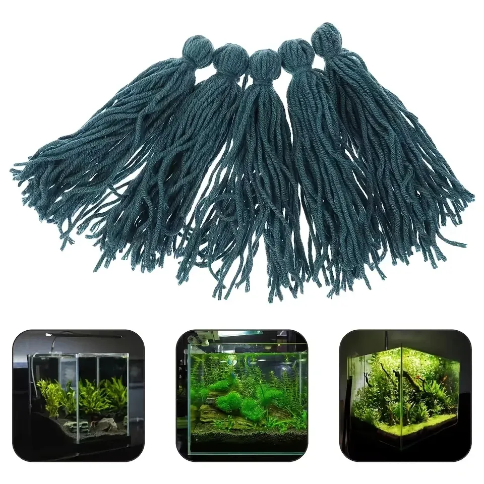 Lot de 6 ou 9 pièces de fil de nidification pour l'éclosion et la reproduction des poissons en aquarium 4