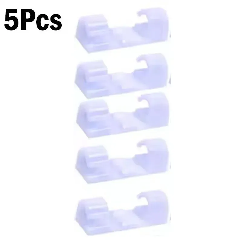 Organiseur de câbles, clips porte-câbles auto-adhésifs, gestion des câbles de bureau pour souris PC, fixation de cordon d'alimentation USB, mur, voiture et bureau à domicile 18