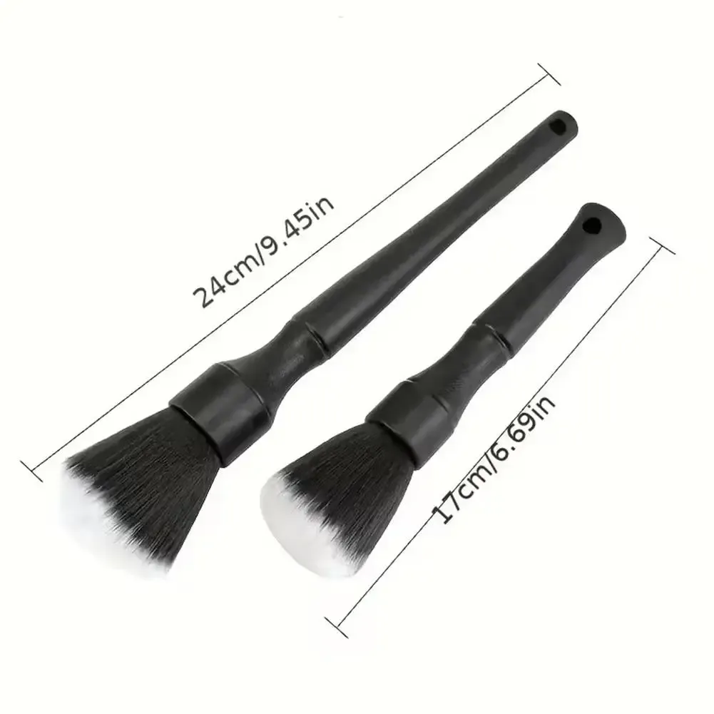 Brosse de détail ultra douce pour intérieur de voiture, 1 pièce, brosse de nettoyage à poils souples, outil électrostatique anti-poussière, accessoire 6