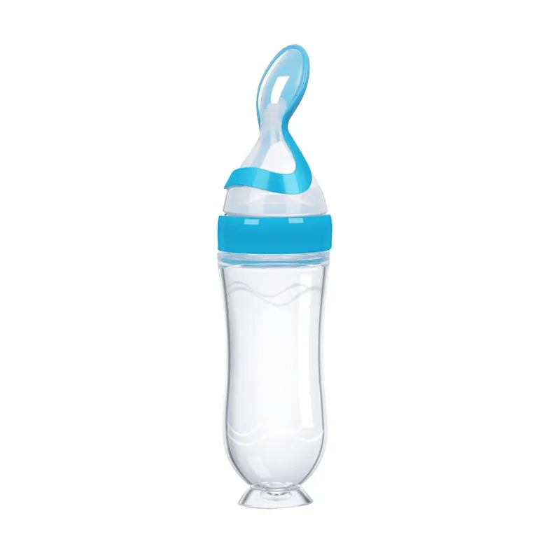 BiSantos Tasse en silicone avec cuillère doseuse, pour riz, céréales et complément alimentaire au lait 8