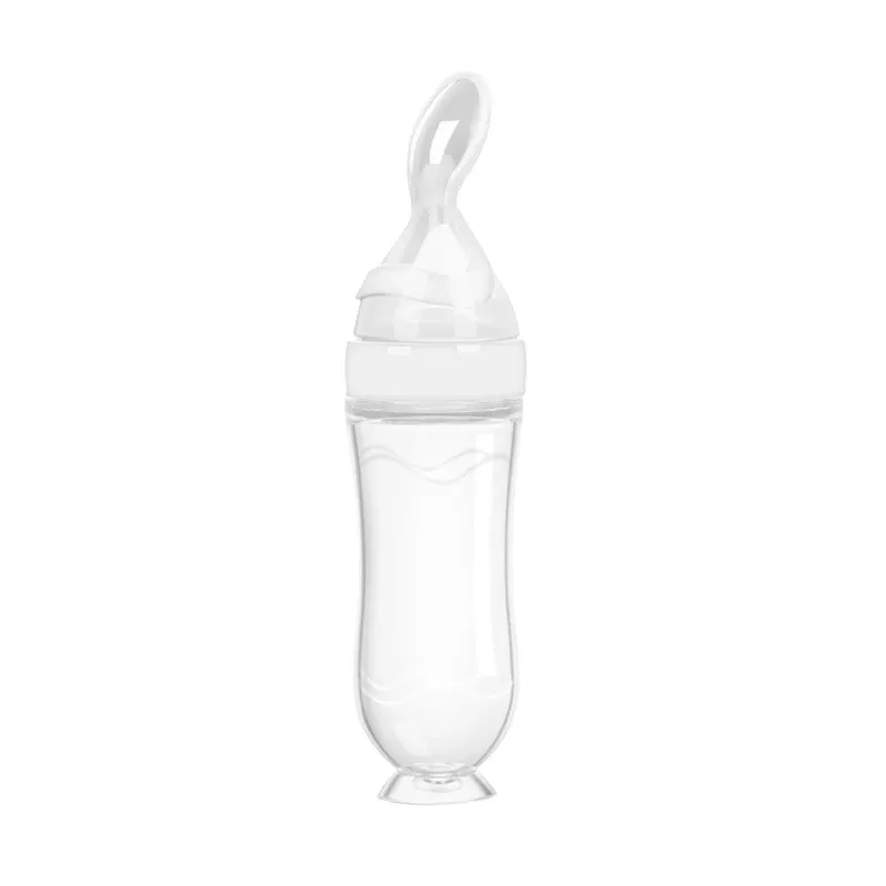 BiSantos Tasse en silicone avec cuillère doseuse, pour riz, céréales et complément alimentaire au lait 11
