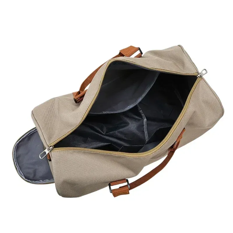 Sac de sport de voyage portable pour fitness, bagage de courte distance, à épaule et bandoulière, avec sac de poitrine et sac de week-end 5