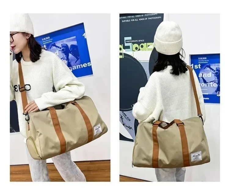 Sac de sport, détail des poches