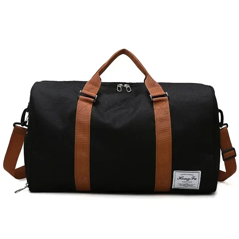 Sac de sport de voyage portable pour fitness, bagage de courte distance, à épaule et bandoulière, avec sac de poitrine et sac de week-end 9