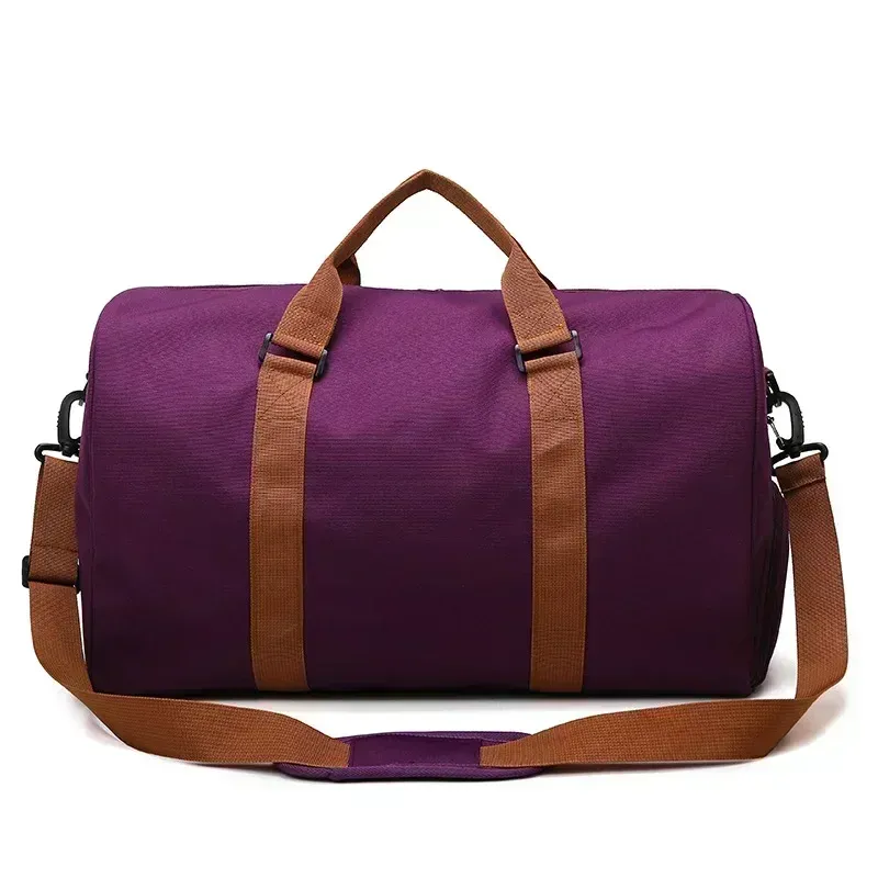 Sac de sport de voyage portable pour fitness, bagage de courte distance, à épaule et bandoulière, avec sac de poitrine et sac de week-end 8