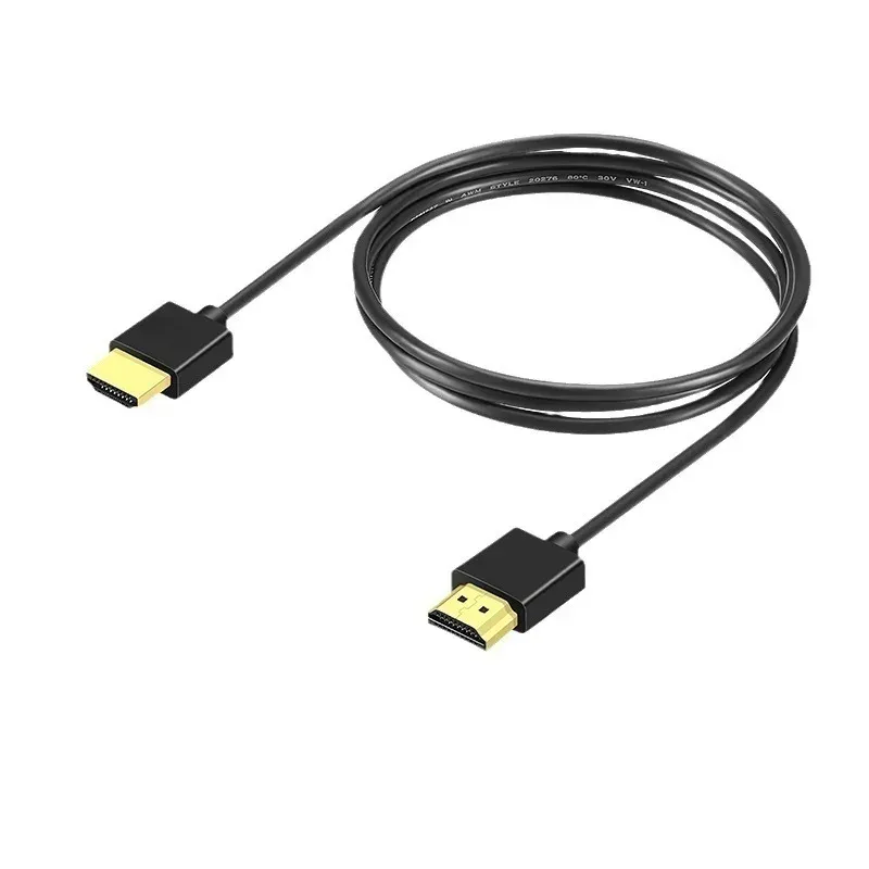 Câble HDTV ultra fin 4K 60 Hz haute vitesse, HDMI 2.0, Ø 3,2 mm, audio vidéo, disponible en 1 m, 1,5 m, 2 m, 3 m et 5 m, compatible ordinateur portable et projecteur 7