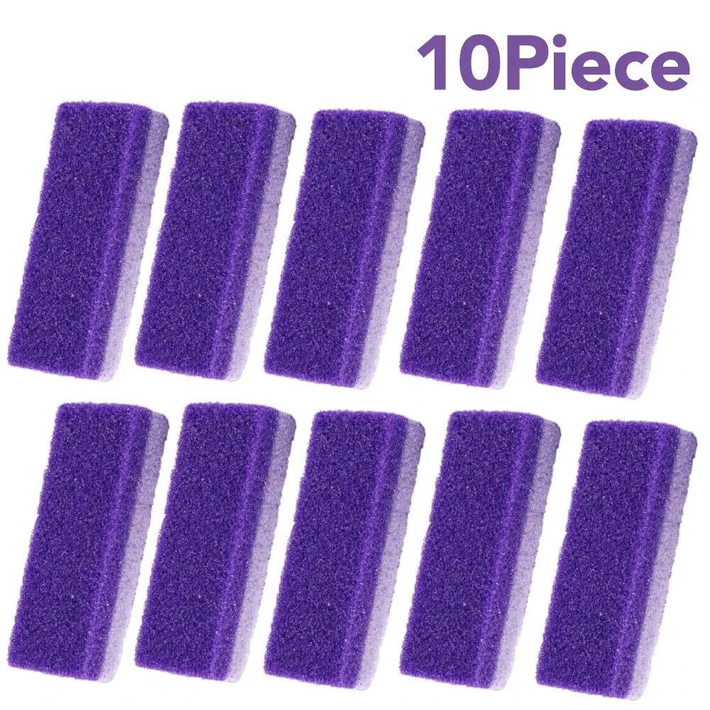 Ponce pieds en pierre ponce, lot de 1 à 10 pièces, outil de pédicure exfoliant pour callosités et peau morte 7