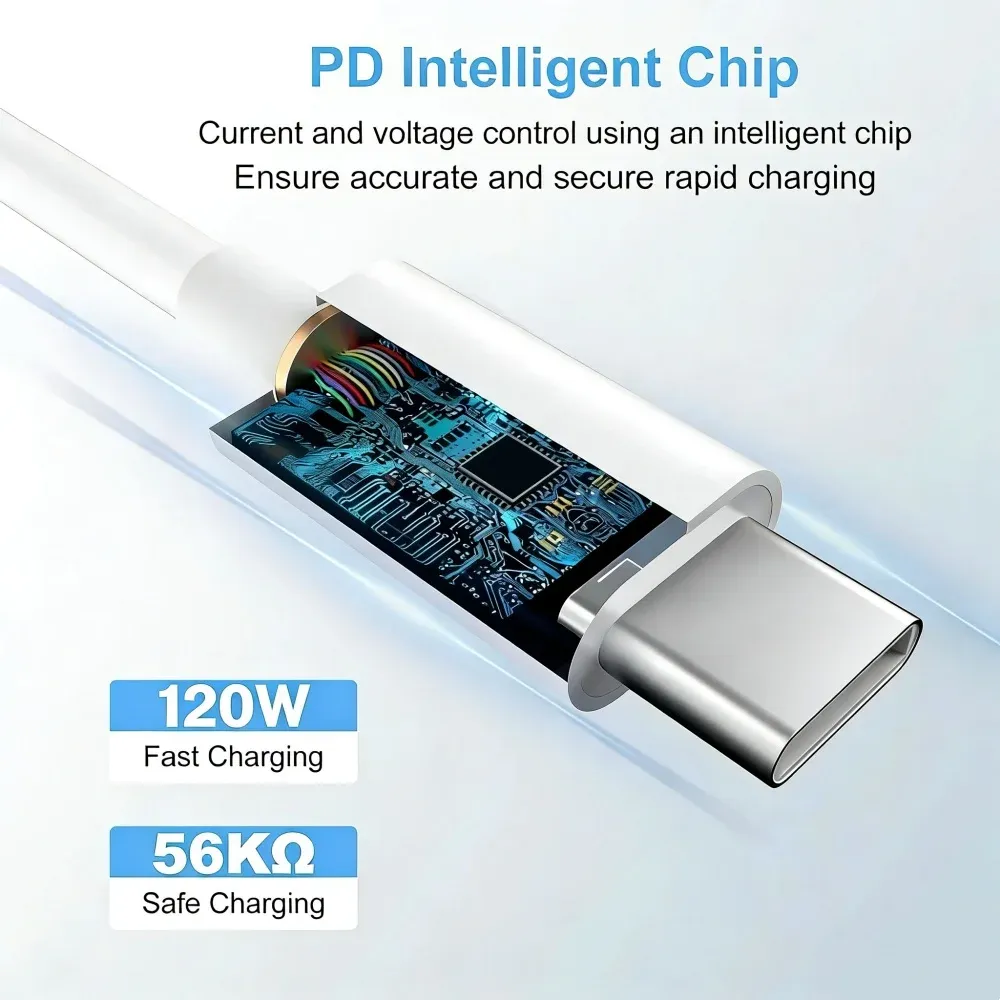 Câble USB-C connecté à un smartphone