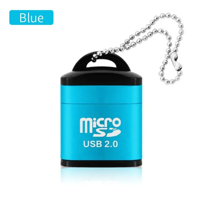 Mini lecteur de carte mémoire USB pour microSD/TF, adaptateur haute vitesse USB 2.0 pour ordinateur de bureau et portable 7
