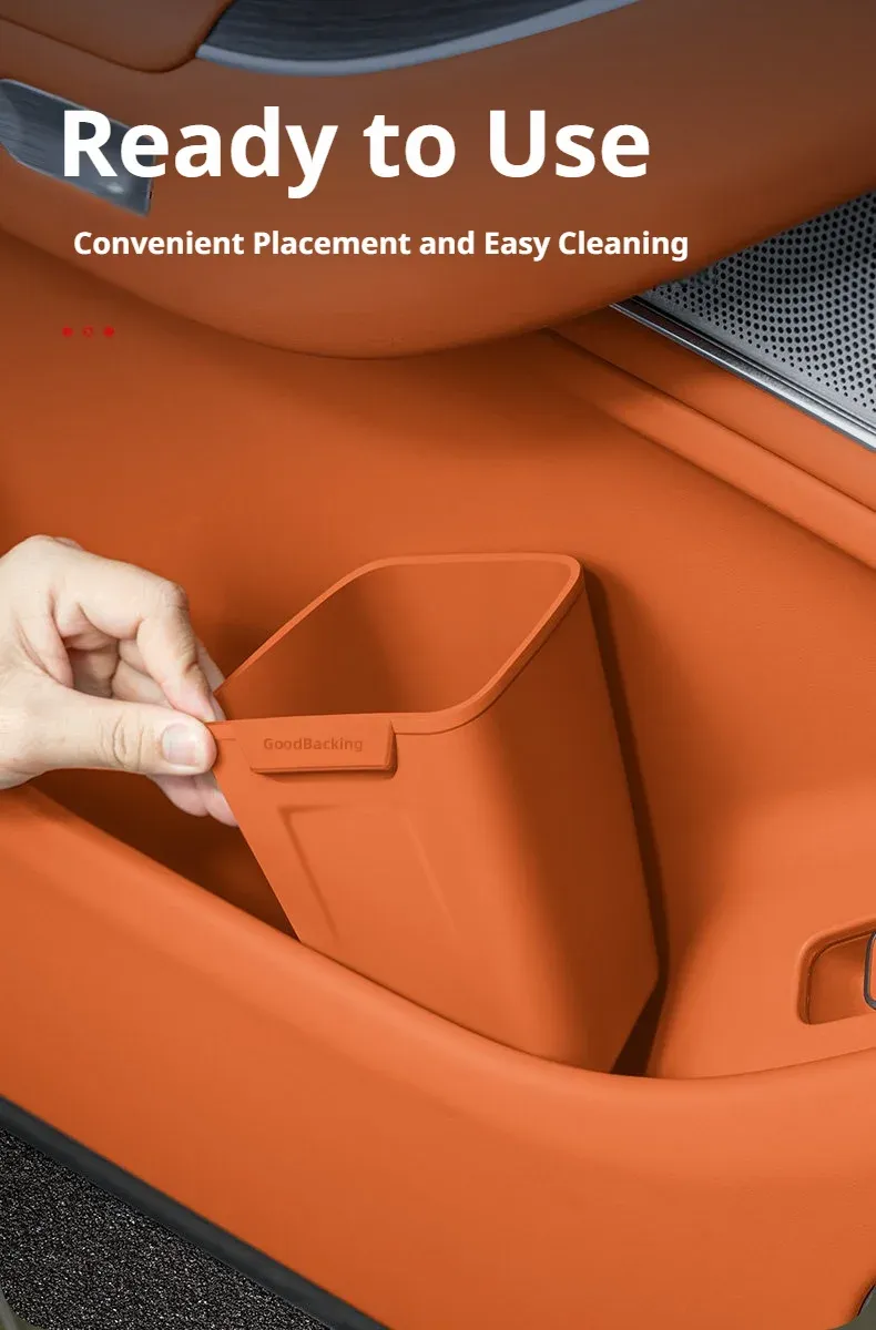 Accessoire de rangement pour voiture en silicone