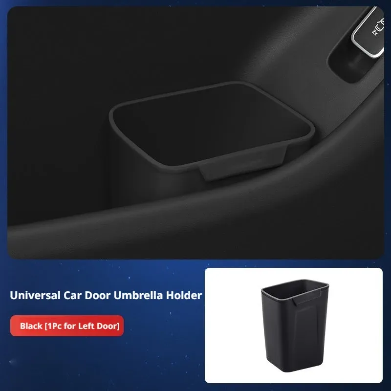 Boîte de rangement pour portière de voiture en silicone BLALION, poubelle multifonctionnelle, seau de rangement pour portière de voiture, range-parapluie pour accessoires automobiles 8