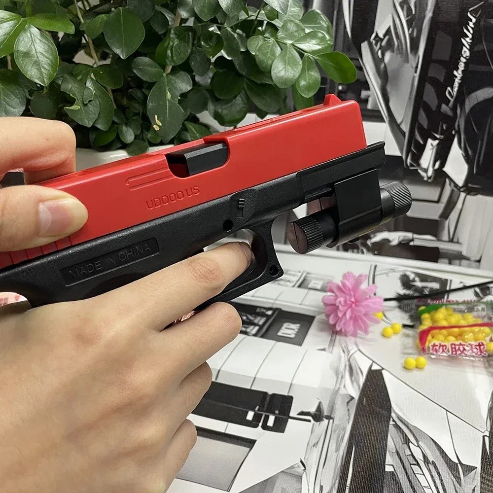 Pistolet Airsoft G17, détail de la visée laser