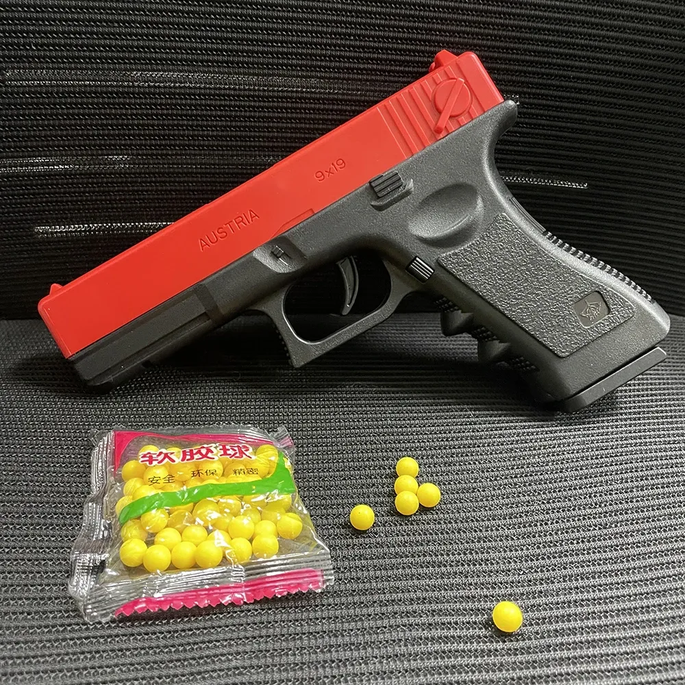 Pistolet Airsoft G17, détail de la finition