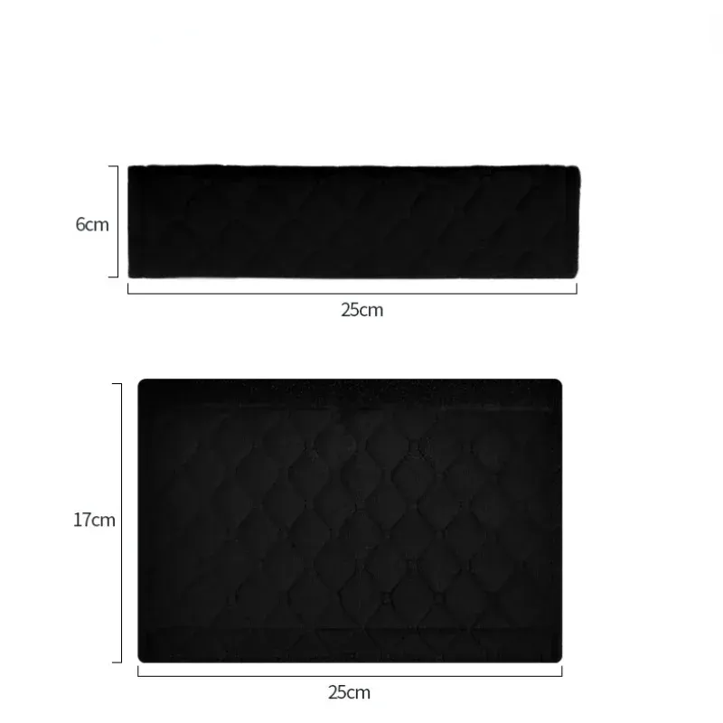 Lot de 2 housses de ceinture de sécurité universelles et réglables en peluche, coussinets d'épaule pour enfants et adultes, accessoires d'habitacle automobile 2