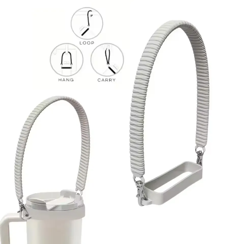 Poignée en silicone souple et durable pour bouteilles d'eau de 8 à 40 oz 3