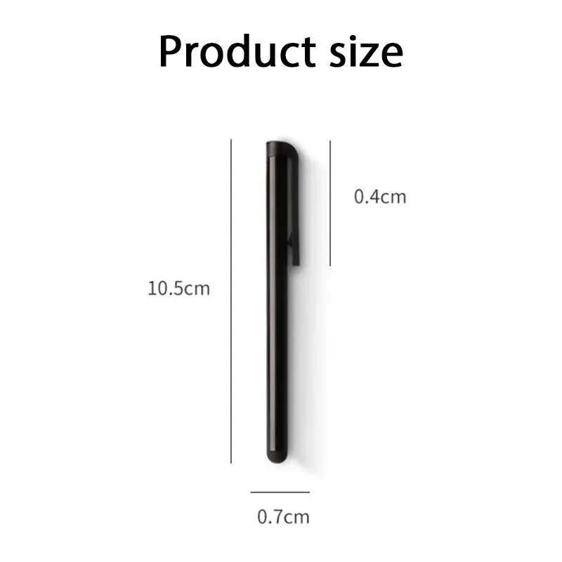 Stylet capacitif, vue rapprochée