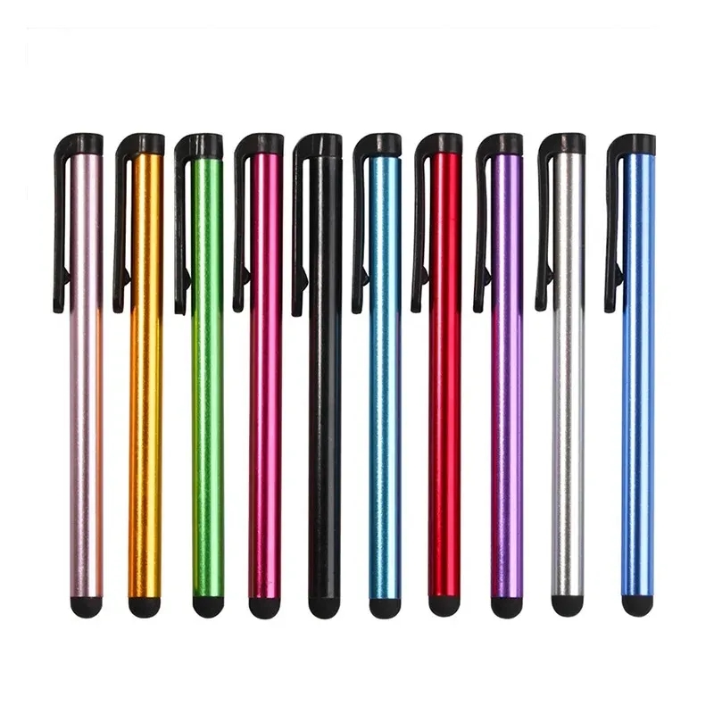 Stylet capacitif universel pour écran tactile, lot de 10, compatible tablettes, iPhone, iPad et smartphones Android, pointe en caoutchouc 7