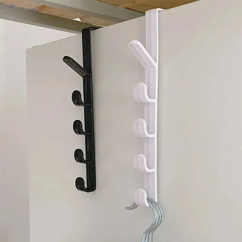 Patère à crochets pour porte, rangement idéal pour dortoir ou armoire 5