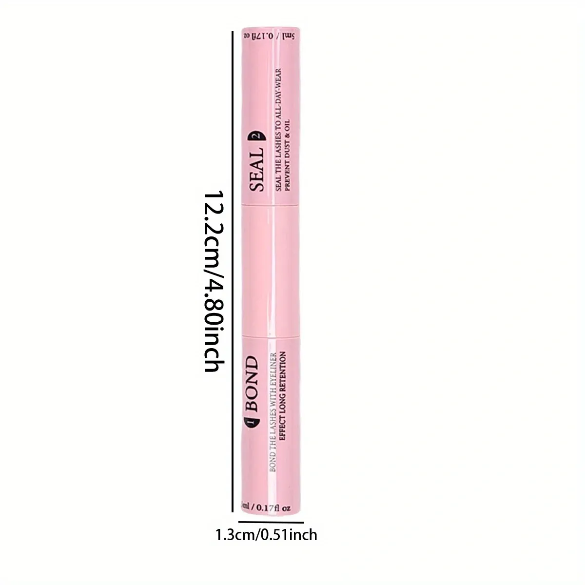 Lot de 3 colles 2 en 1 adhésive et scellante pour cils en grappes, outil de maquillage pour faux cils 4