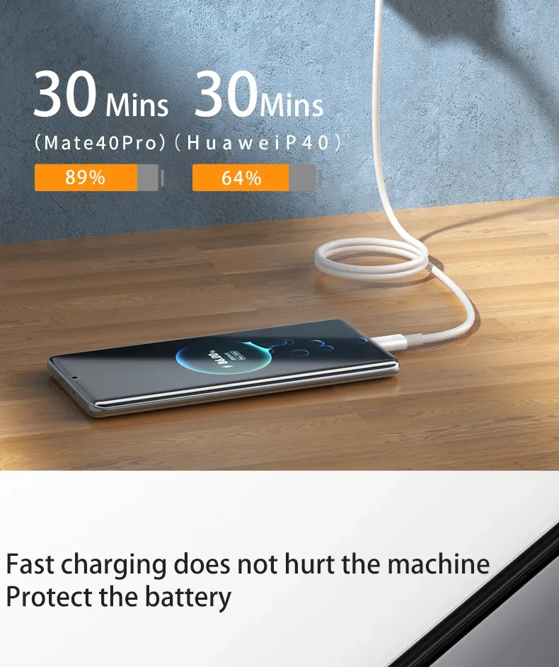 Câble USB-C dans un environnement quotidien